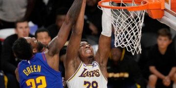 Nuggets beat Lakers 119-108 1 - Egyptian Gazette Nuggets beat Lakers 119-108
