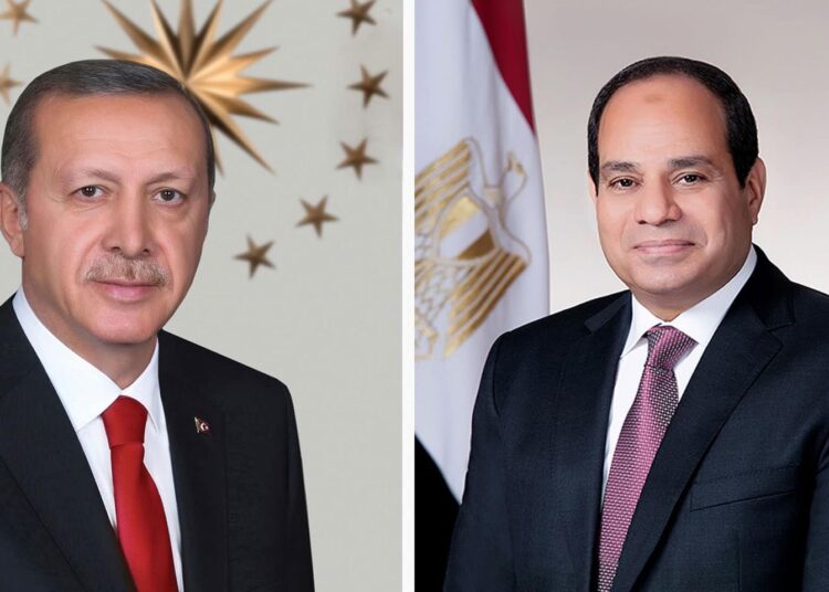 Sisi, Erdoğan agree on immediate start of upgrading diplomatic ties 2 - Egyptian Gazette Sisi, Erdoğan agree on immediate start of upgrading diplomatic ties 1 - Egyptian Gazette