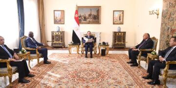Sisi receives message from Ould Ghazouani