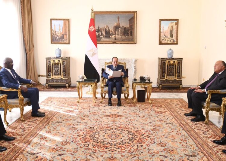 Sisi receives message from Ould Ghazouani 1 - Egyptian Gazette