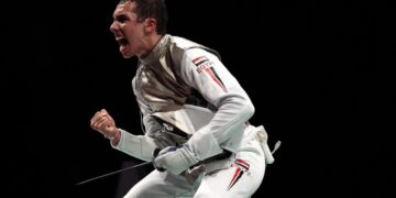 Egypt's fencer Mohamed Hamza wins gold in Mexico World Cup 1 - Egyptian Gazette Egypt’s fencer Mohamed Hamza wins gold in Mexico World Cup