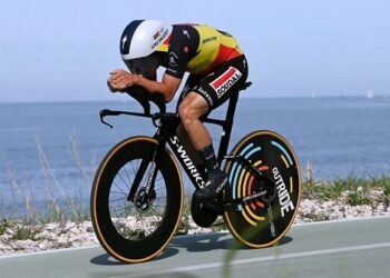 Evenepoel out of Giro race after testing positive for COVID