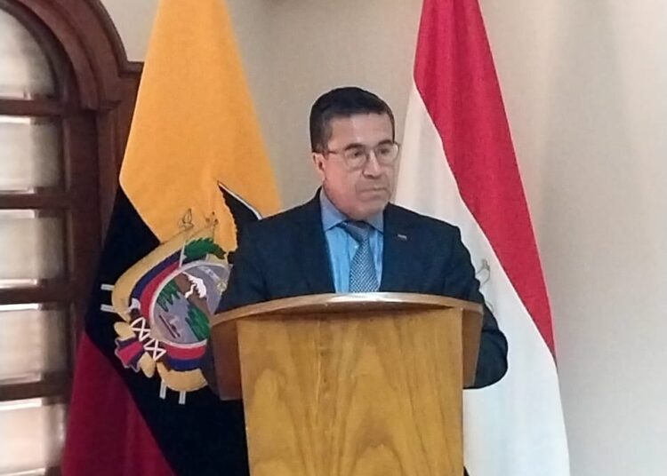 Ambassador of Ecuador to Egypt Denys Toscano Amores