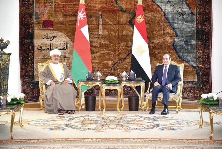 Egypt-Oman summit talks reflect shared views on realising stability, security in region 1 - Egyptian Gazette