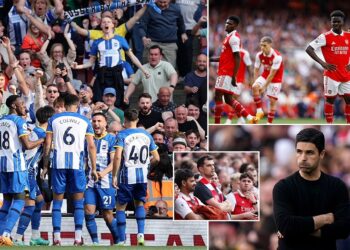 Arsenal’s EPL title hopes crumble as City on brink of title