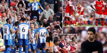 Arsenal’s EPL title hopes crumble as City on brink of title
