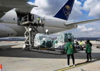 10th airplane of Saudi relief airlift arrives in Sudan to help Sudanese people