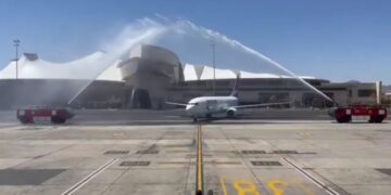 Sharm El Sheikh Airport receives 1st flight from Tashkent