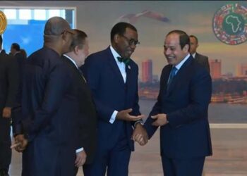 President Sisi arrives at venue of annual meetings of African Development Bank Group