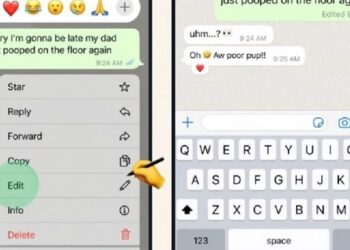 WhatsApp allows users to edit sent messages