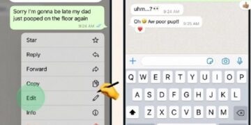 WhatsApp allows users to edit sent messages