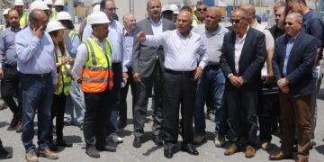 Transport min. inspects trial operation of Tahya Misr multi-purposes terminal