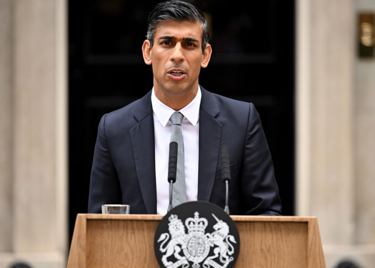 British Prime Minister Rishi Sunak