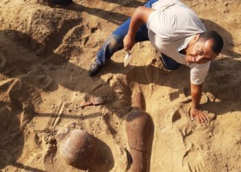 Roman-era pots, amphorae unearthed in Egypt’s Ismailia
