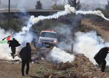 9 Palestinians injured in confrontations with Israeli forces near Ramallah