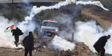 9 Palestinians injured in confrontations with Israeli forces near Ramallah
