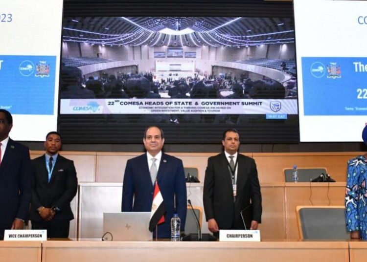 Sisi arrives at COMESA Summit venue in Zambia 2 - Egyptian Gazette Sisi arrives at COMESA Summit venue in Zambia 1 - Egyptian Gazette
