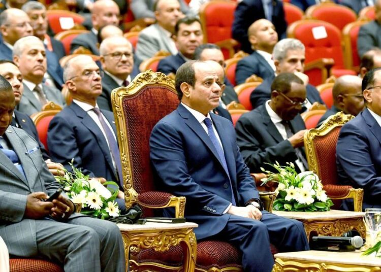 Sisi attends opening of 2nd “Africa Health ExCon” 2 - Egyptian Gazette Sisi attends opening of 2nd “Africa Health ExCon” 1 - Egyptian Gazette