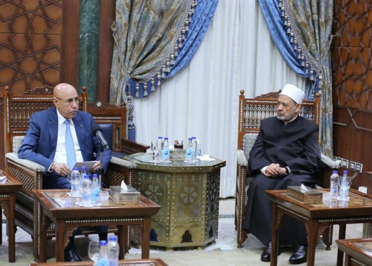 Al Azhar imam receives Mauritanian president 1 - Egyptian Gazette