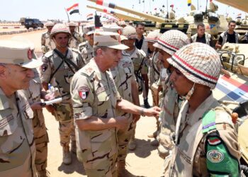 Egyptian Defense Minister attends war inspection by 2nd Field Army formation