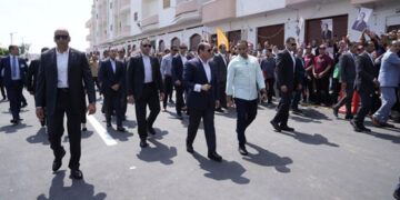 President Sisi lauds efforts exerted by workers in health unit