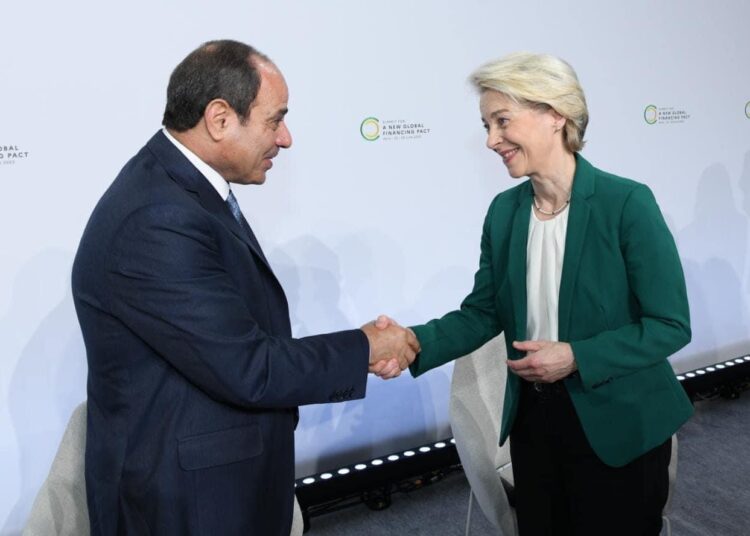 Sisi holds side meetings on fringe of New Global Financial Pact Summit in Paris 1 - Egyptian Gazette