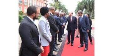 Sisi receives his Zambian counterpart ahead of COMESA Summit