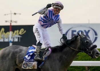 Arcangelo grabs Belmont Stakes