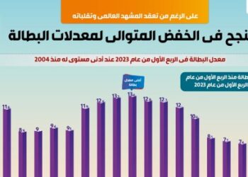 Cabinet: Unemployment rate in Egypt down despite global fluctuations
