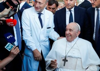 Pope Francis leaves hospital ‘in better shape than before’