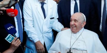 Pope Francis leaves hospital ‘in better shape than before’