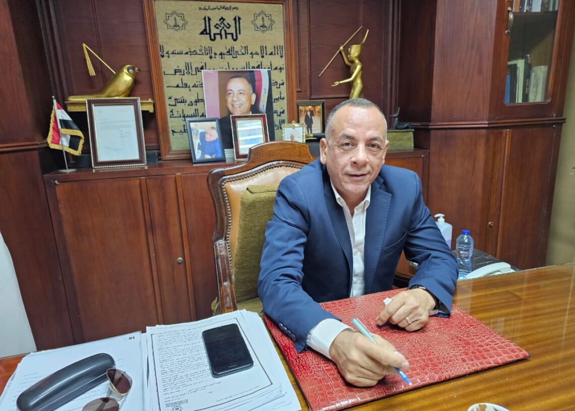 Dr Mostafa Waziry posing for a photo during the interview with The Egyptian Gazette on June 22,.
