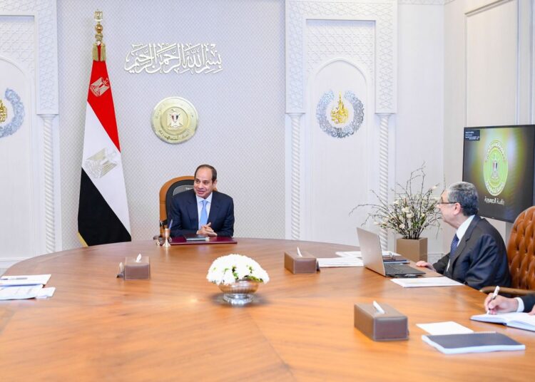 President reviews interconnection projects with neighbouring countries 1 - Egyptian Gazette