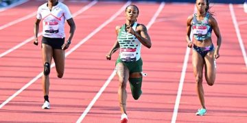 Richardson wins 100m at US tourney