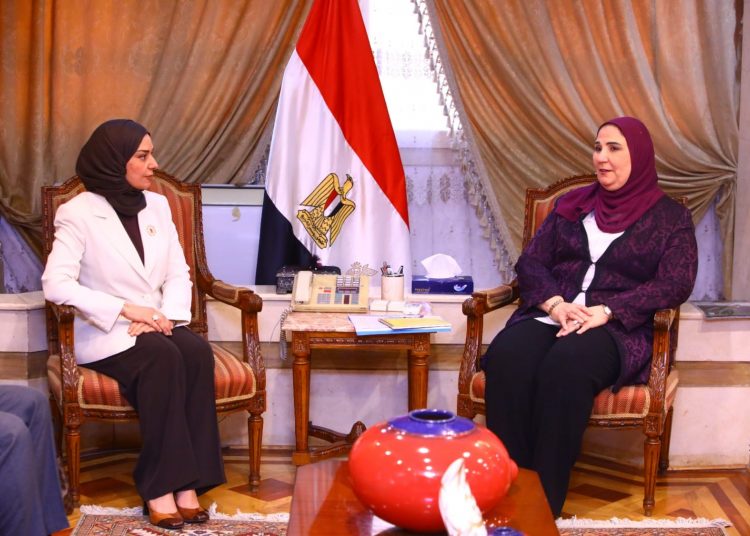Solidarity min., Bahraini amb. discuss cooperation in social protection domain 1 - Egyptian Gazette