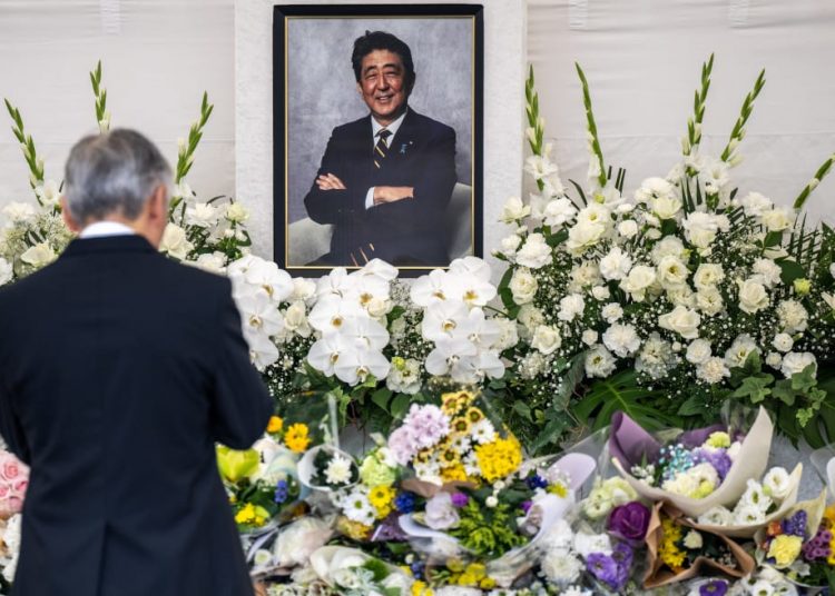 Japan marks a year since former PM Abe was gunned down 1 - Egyptian Gazette