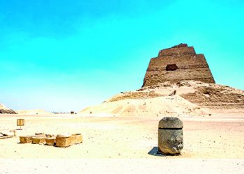 Meidum Pyramid, a major attraction in Beni Sueif