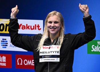 Lithuania’s Meilutyte shatters world record in 50m breaststroke