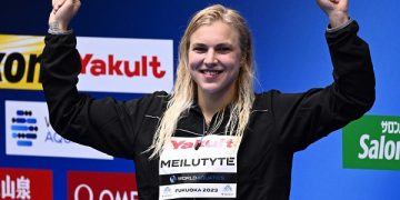 Lithuania's Meilutyte shatters world record in 50m breaststroke 1 - Egyptian Gazette Lithuania’s Meilutyte shatters world record in 50m breaststroke