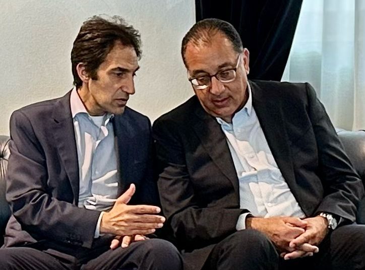 PM attends int’l migration conf. in Rome 1 - Egyptian Gazette Egypt’s Ambassador to Rome Bassam Radi receiving Prime Minister Moustafa Madbouli, who is currently visiting Italy at the head of the Egyptian delegation to take part in the International Conference on Development and Migration.