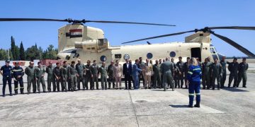 Egypt ‘copters to participate with Greek authorities in putting out forest fires