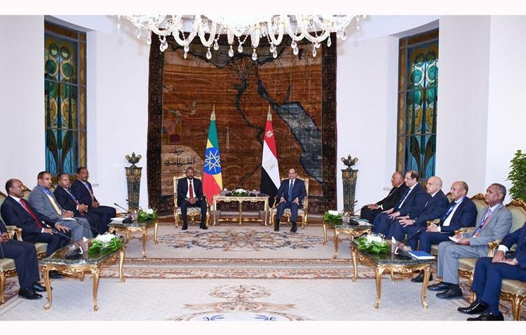 Egyptian, Ethiopian leaders agree on expediting talks to finalize agreement on GERD   1 - Egyptian Gazette