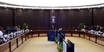 Cabinet holds its weekly meeting in New Alamein