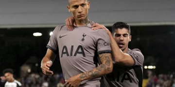 Tottenham out of English League Cup in second round after losing penalty shootout to Fulham