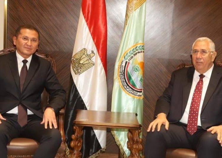 Agriculture min., Uzbek amb. probe boosting agricultural cooperation 1 - Egyptian Gazette
