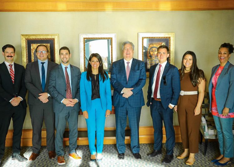 Int'l co-operation minister, US Congress delegation discuss development co-operation 2 - Egyptian Gazette Int'l co-operation minister, US Congress delegation discuss development co-operation 1 - Egyptian Gazette