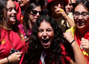 Spain fans celebrate historic World Cup victory
