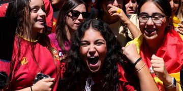 Spain fans celebrate historic World Cup victory