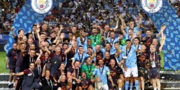 Man City sink Sevilla in shootout to win first Super Cup