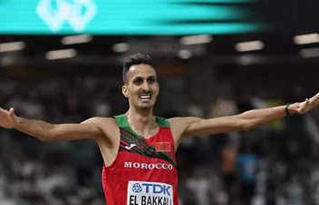 Morocco‘s El Bakkali retains 3,000m steeplechase world title
